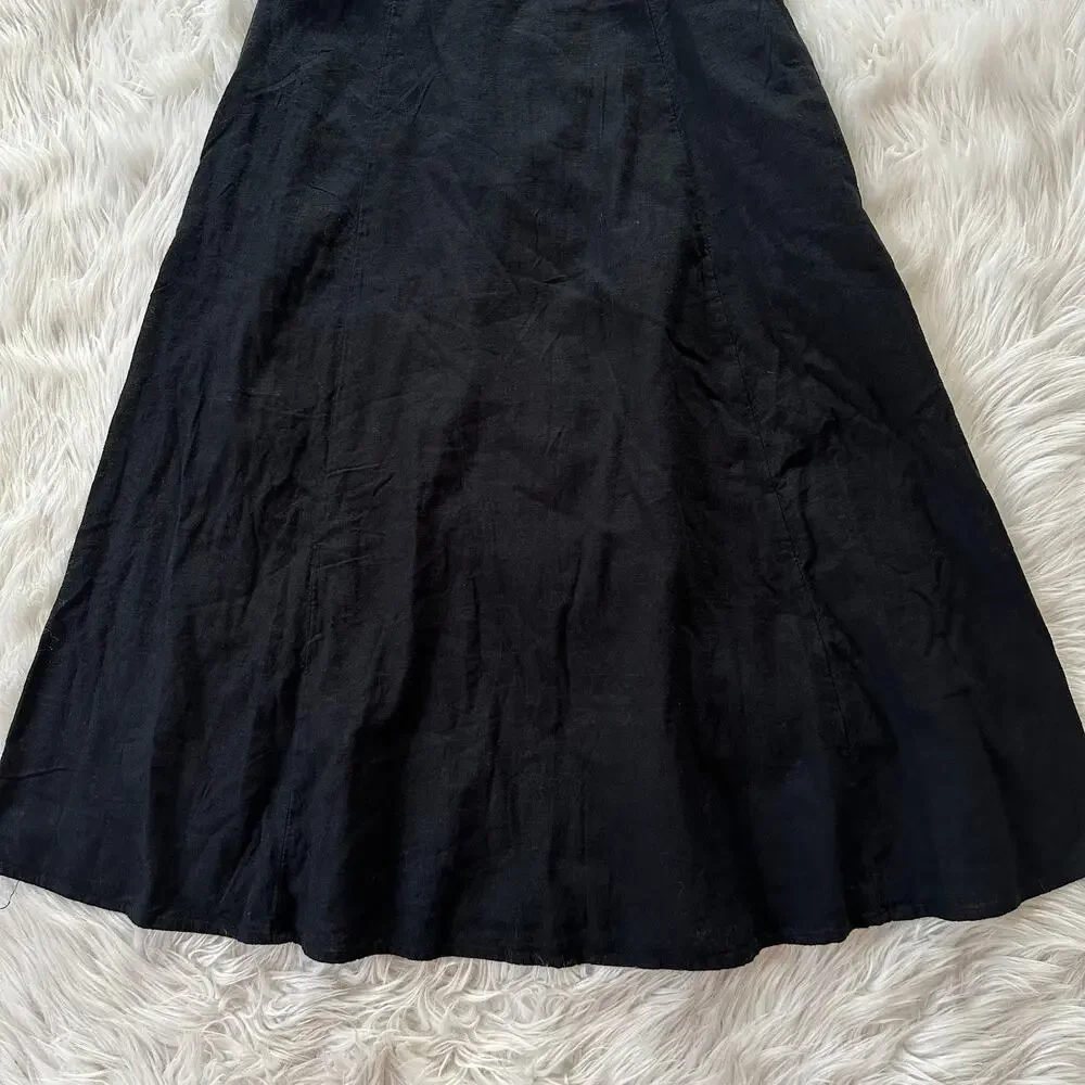 Abercrombie & Fitch Black Strapless Midi Dress - Picture 5 of 7
